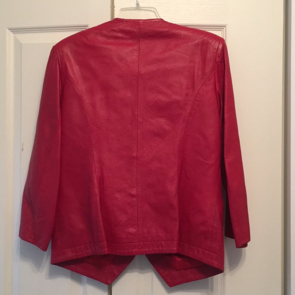 Israeli Designer Beged-Or Vintage Leather Jacket - Picture 7 of 7